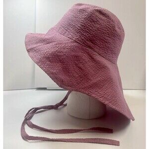 Marques Almeida M’A Kids Pink Mauve Muslin Sun Hat One Sz New W/O Tag